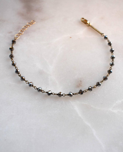 Pyrite Multi Wrap Bracelet